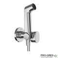 Стенен смесители с хигиенен душ S EcoSmart+, хром, Hansgrohe 29232000