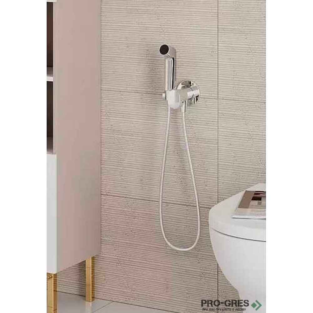 Стенен смесители с хигиенен душ S EcoSmart+, хром, Hansgrohe 29232000
