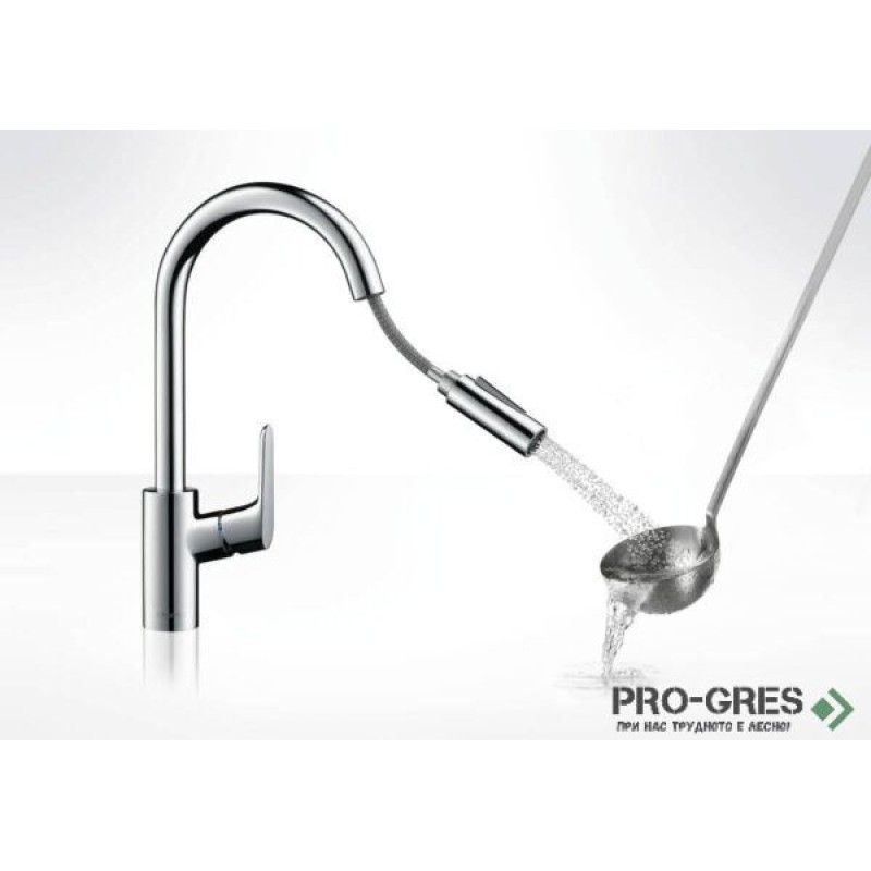 Смесител за кухня стоящ, Focus M41, хром, Hansgrohe 31815000