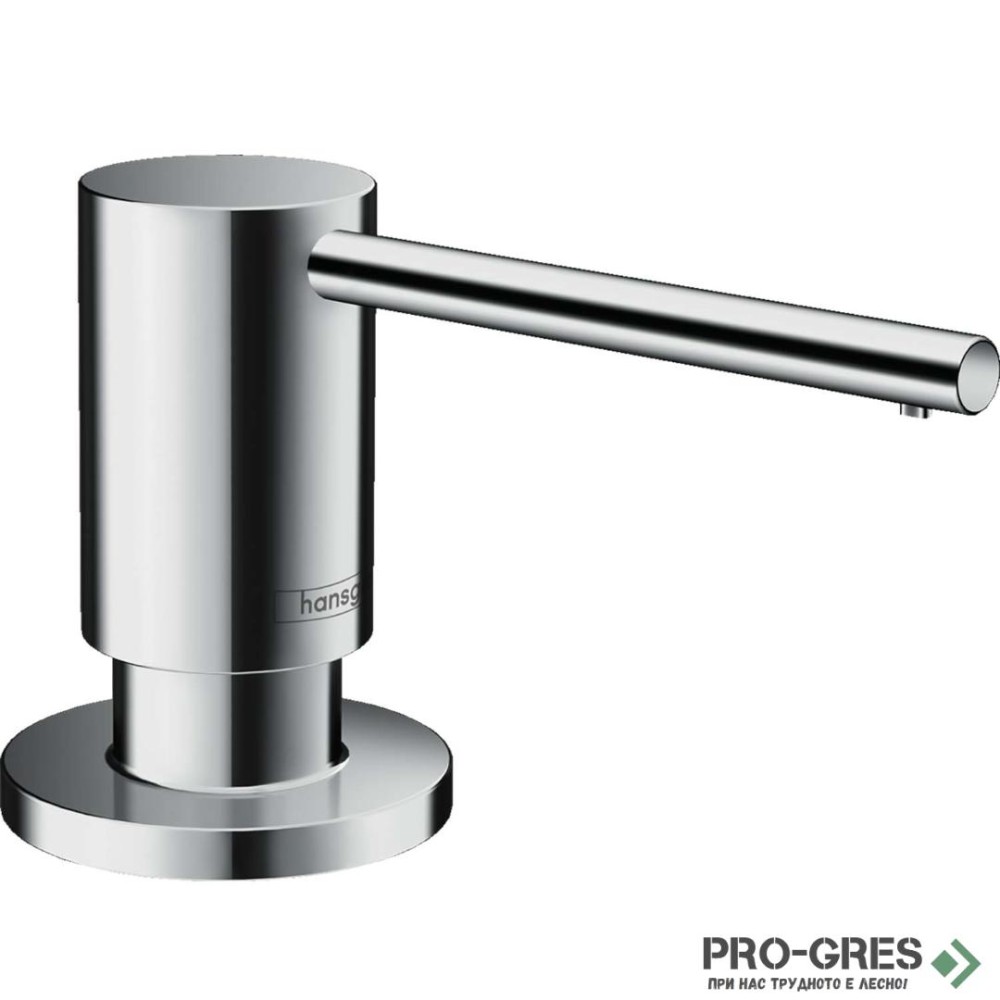 Кухненски Дозатор за Течен Сапун, А41,хром, HansGrohe 40438000