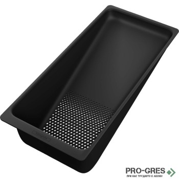 Отцедник за Кухненска Мивка,F14, черен мат, HansGrohe 40963000
