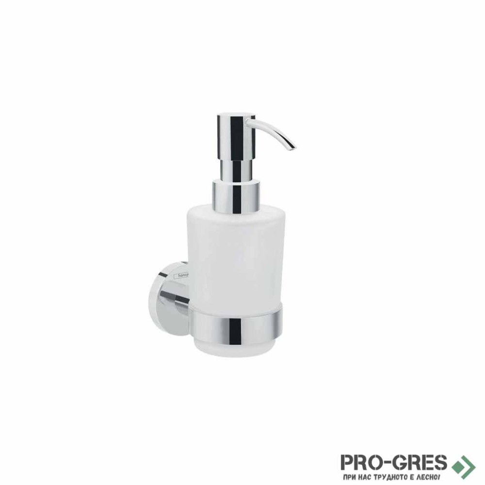Дозатор за течен сапун с държач, LOGIS UNIVERSAL, хром, HansGrohe 41714000
