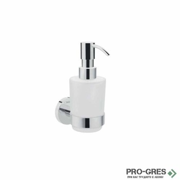 Дозатор за течен сапун с държач, LOGIS UNIVERSAL, хром, HansGrohe 41714000