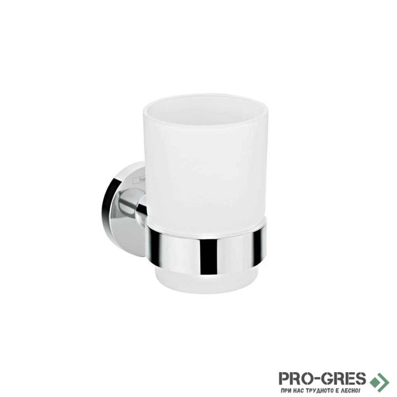 Чаша с държач, LOGIS UNIVERSAL, хром, HansGrohe 41718000