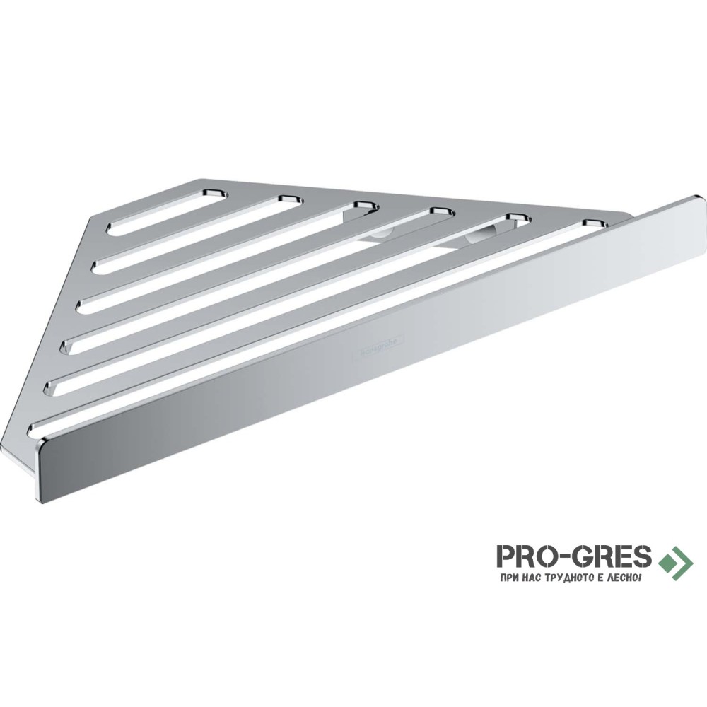Ъглова Етажерка Мрежа AddStoris, хром, HansGrohe 41741000