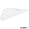 Ъглова Етажерка Мрежа AddStoris, бял мат, HansGrohe 41741700