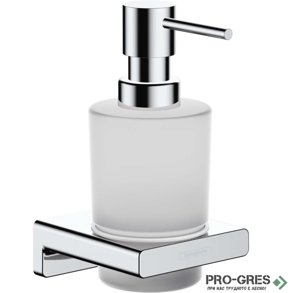 Държач с Дозатор за Течен Сапун, AddStoris , хром, HansGrohe 41745000