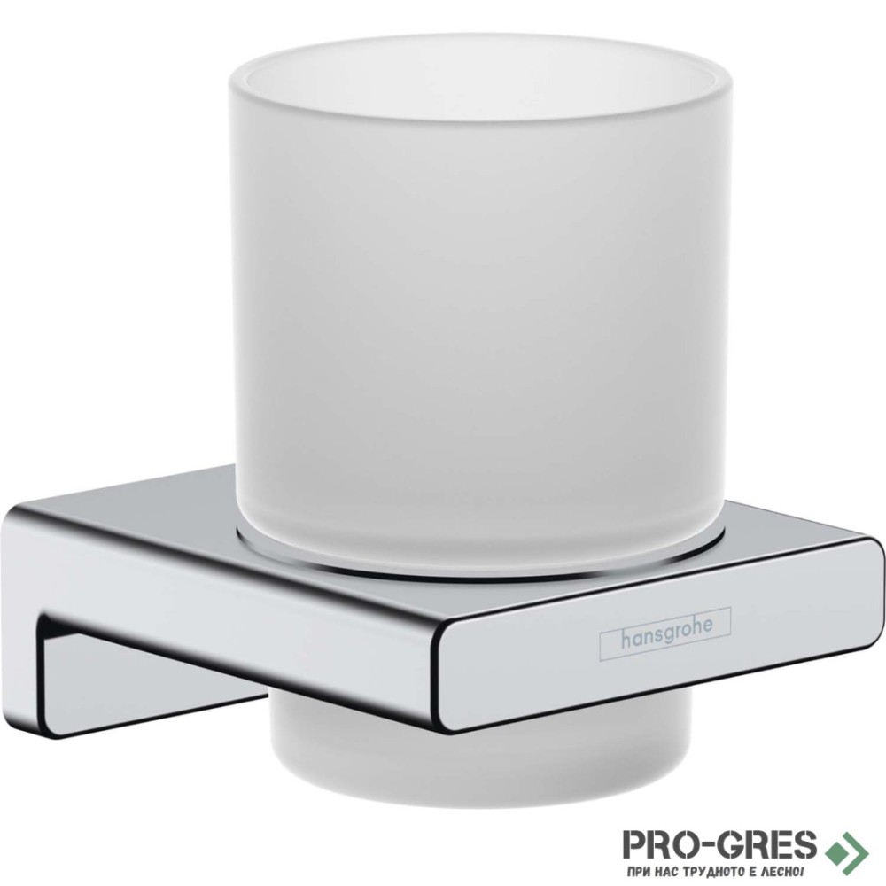 Държач с Чаша Logis Universal, хром, HansGrohe 41749000