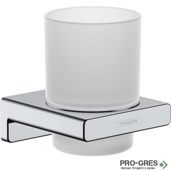 Държач с Чаша Logis Universal, хром, HansGrohe 41749000