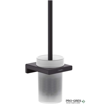 Конзолна четка за тоалетна AddStoris , черен мат, HansGrohe 41752670