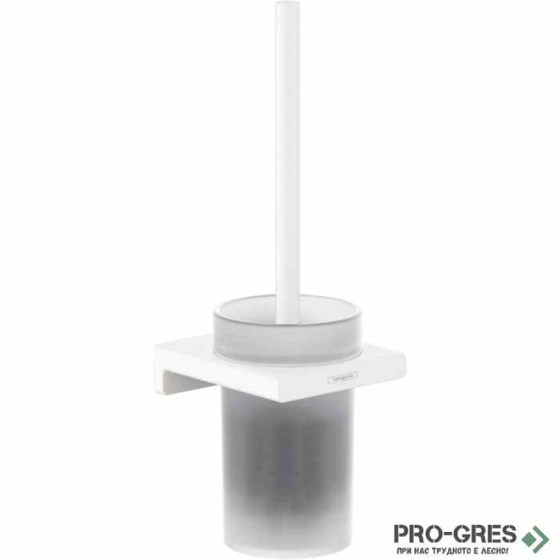 Конзолна четка за тоалетна AddStoris , бял мат, HansGrohe 41752700