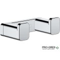 Двойна закачалка за кърпи AddStoris , хром, HansGrohe 41755000