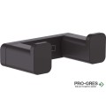 Двойна закачалка за кърпи AddStoris , черен мат, HansGrohe 41755670