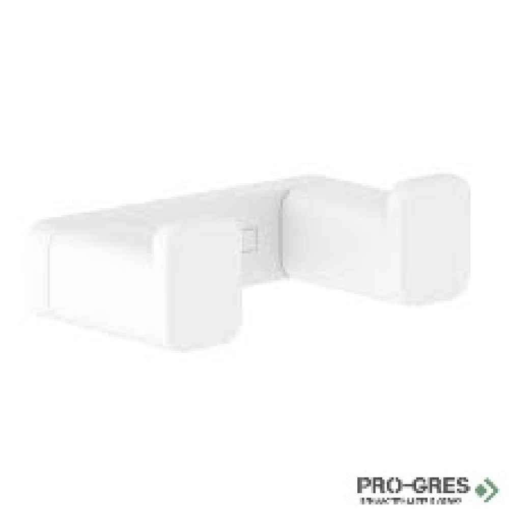 Двойна закачалка за кърпи AddStoris , бял мат, HansGrohe 41755700