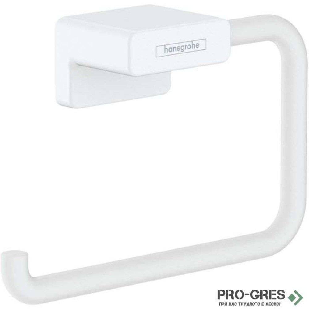 Държач за Тоалетна Хартия, AddStoris , бял мат, HansGrohe 41771700
