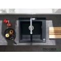 Кухненска мивка SilicaTec, 51x56 графитено сиво, Hansgrohe 43312170