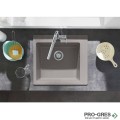 Кухненска мивка SilicaTec, 51x56 бетоново сиво, Hansgrohe 43312380