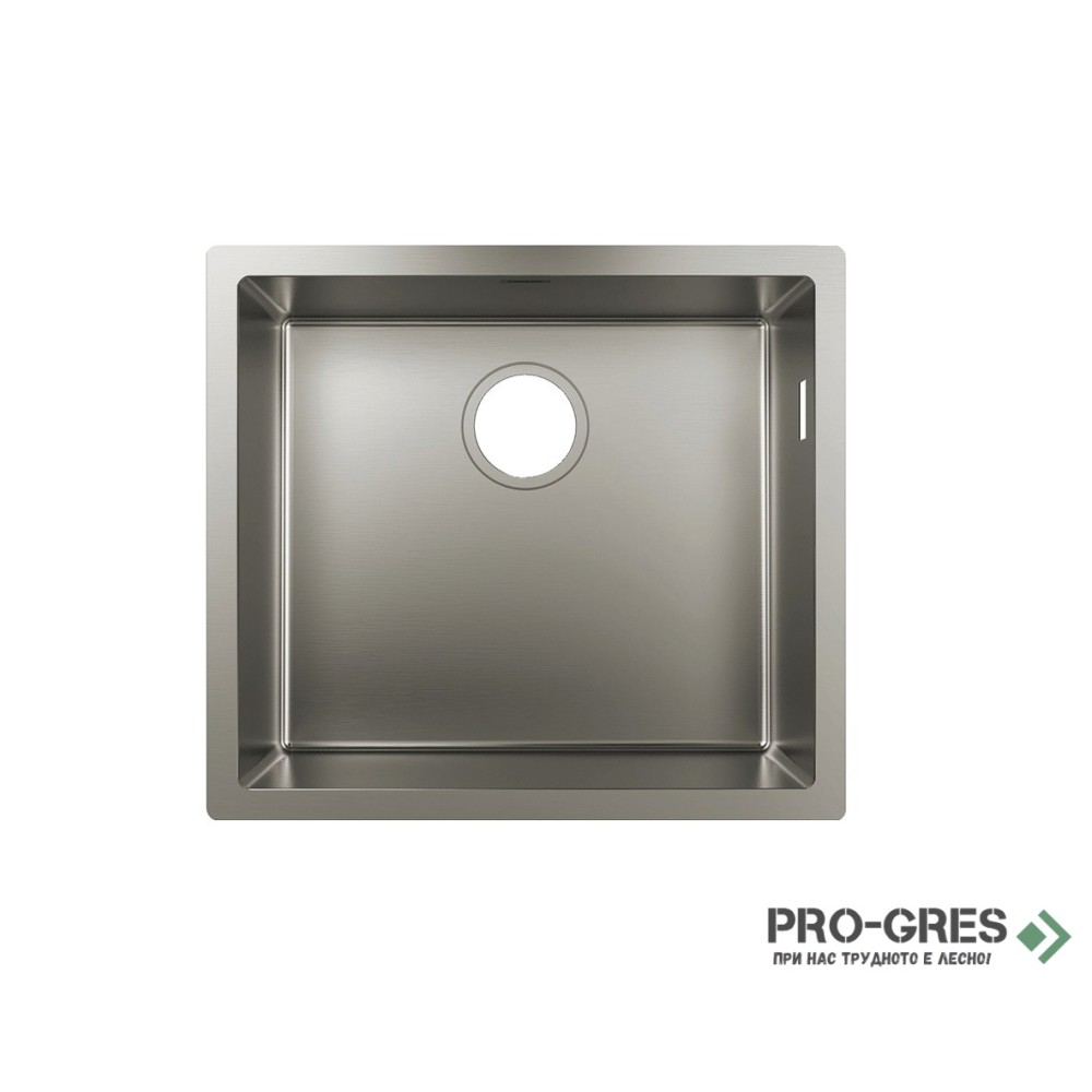 Кухненска мивка, S71 55x45, неръждаема стомана, Hansgrohe 43427800