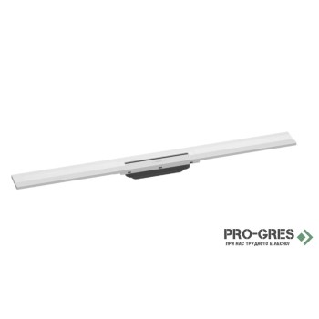 Линеен сифон с регулируема дължина RAINDRAIN Flex 50-90cm бял мат, Hansgrohe 56052700