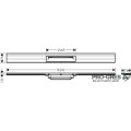 Линеен сифон с регулируема дължина RAINDRAIN Flex 50-90cm бял мат, Hansgrohe 56052700