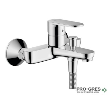 Смесител за вана/душ стенен, VERNIS BLEND, хром, Hansgrohe 71440000