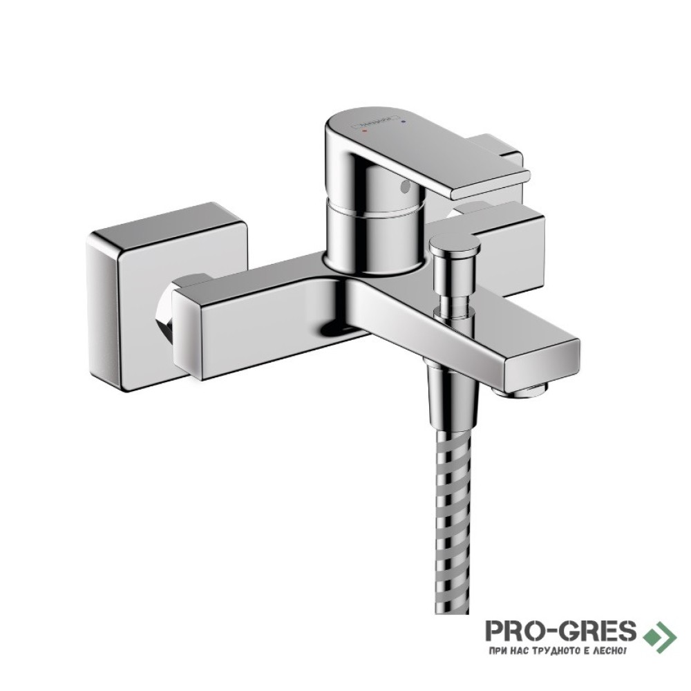 Смесител за вана/душ стенен, VERNIS SHAPE, хром, Hansgrohe 71450000
