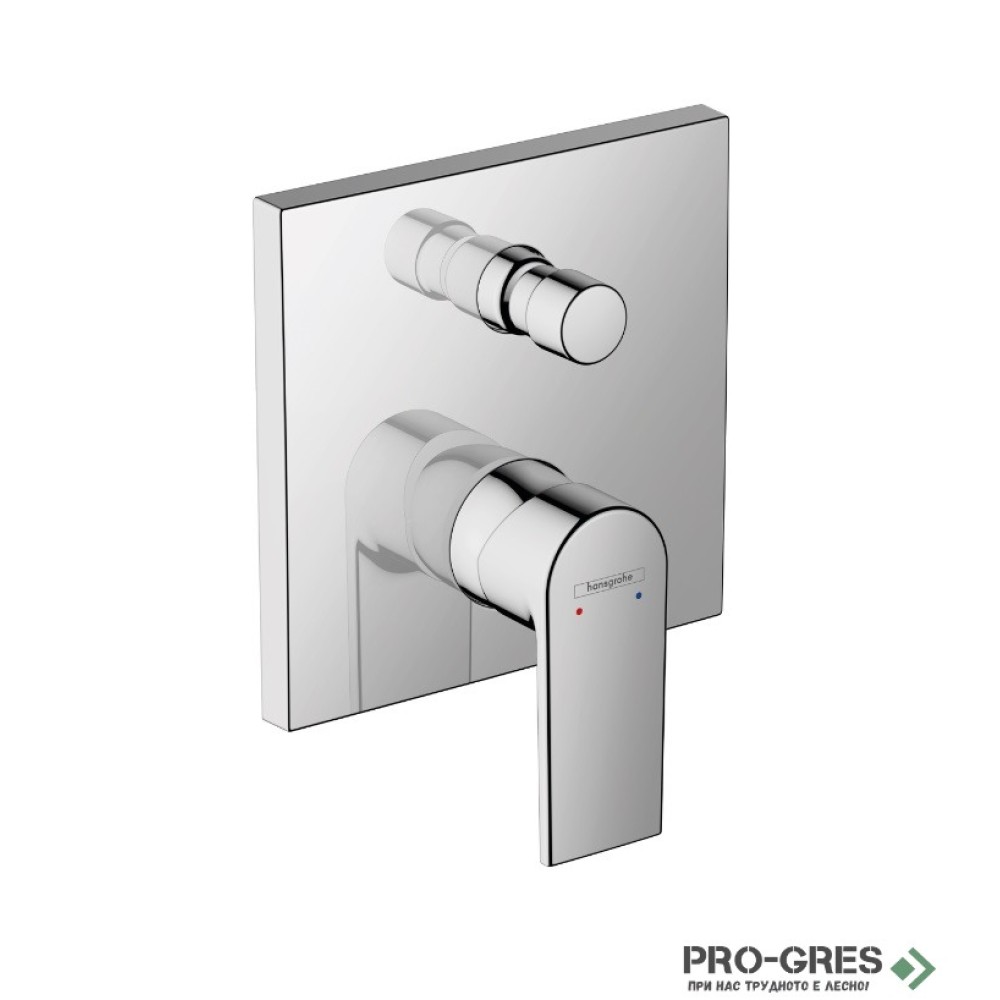 Смесител за вана/душ вграден, VERNIS SHAPE, хром, Hansgrohe 71468000.