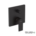 Смесител за вана/душ вграден, VERNIS SHAPE, черен мат, Hansgrohe 71468670
