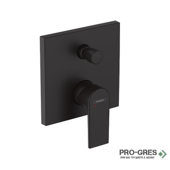 Смесител за вана/душ вграден, VERNIS SHAPE, черен мат, Hansgrohe 71468670