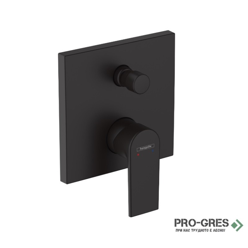 Смесител за вана/душ вграден, VERNIS SHAPE, черен мат, Hansgrohe 71468670