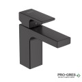 Смесител за мивка стоящ, VERNIS SHAPE 100, черен мат, Hansgrohe 71561670
