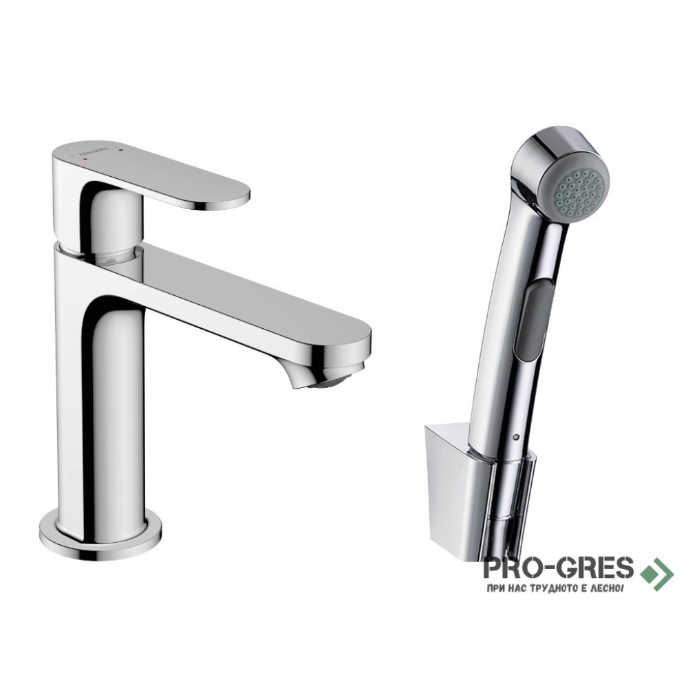 Смесител за мивка, с хигиенен душ REBRIS S, хром, Hansgrohe 72215000