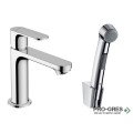 Смесител за мивка, с хигиенен душ REBRIS S, хром, Hansgrohe 72215000