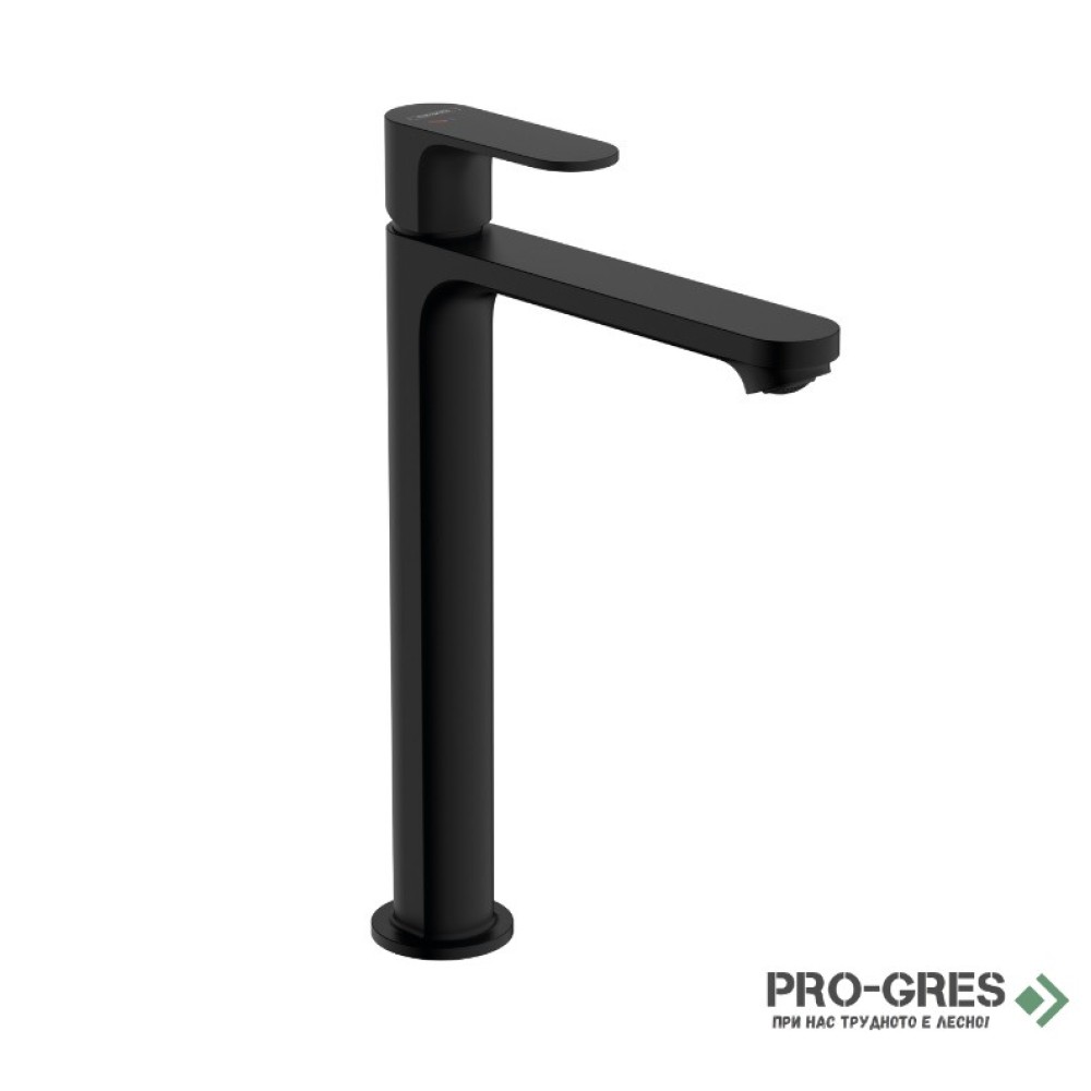 Смесител за мивка тип купа стоящ, REBRIS S 240 CoolStart, черен мат, Hansgrohe 72580670