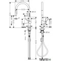 Смесител за кухня стоящ, Talis M54, хром, Hansgrohe 72800000