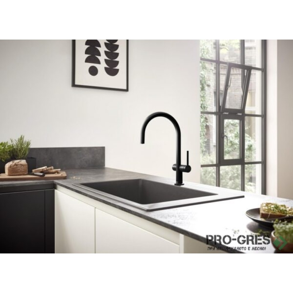 Смесител за кухня стоящ, Talis M54, черен мат, Hansgrohe 72800670