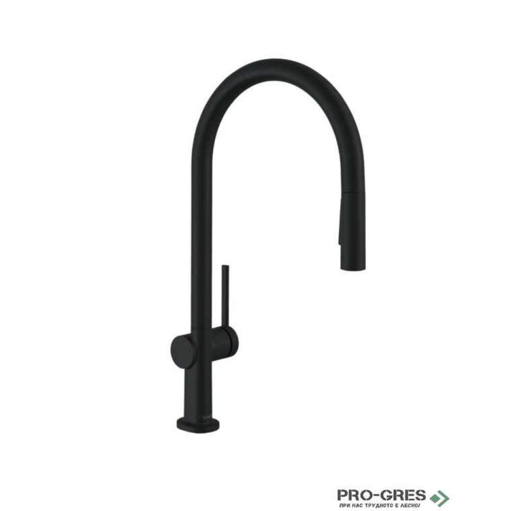 Смесител за кухня стоящ, Talis M54, черен мат, Hansgrohe 72800670