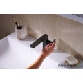Смесител за мивка стоящ, TECTURIS Е 110 Fine CoolStart EcoSmart+, черен мат, Hansgrohe 73020670