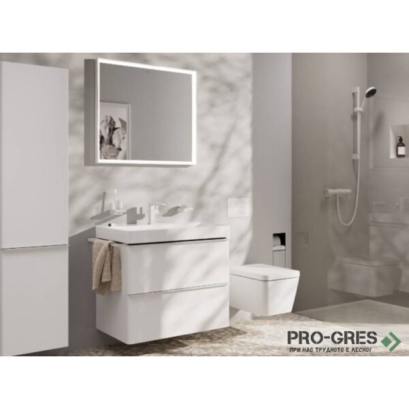 Смесител за мивка стоящ, CTURIS Е 110 Fine CoolStart EcoSmart+, бял мат, Hansgrohe 73020700