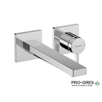 Смесител за мивка вграден, TECTURIS Е 110 EcoSmart+, хром, Hansgrohe 73051000