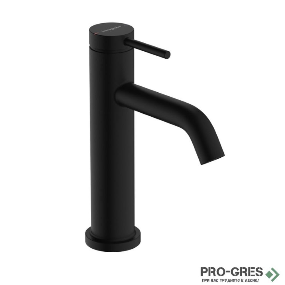 Смесител за мивка стоящ, TECTURIS S 110 EcoSmart+, черен мат, Hansgrohe 73310670