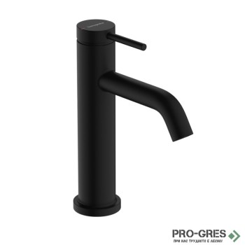 Смесител за мивка стоящ, TECTURIS S 110 EcoSmart+, черен мат, Hansgrohe 73310670