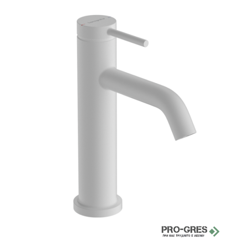 Смесител за мивка стоящ, TECTURIS S 110 EcoSmart+, бял мат, Hansgrohe 73310700
