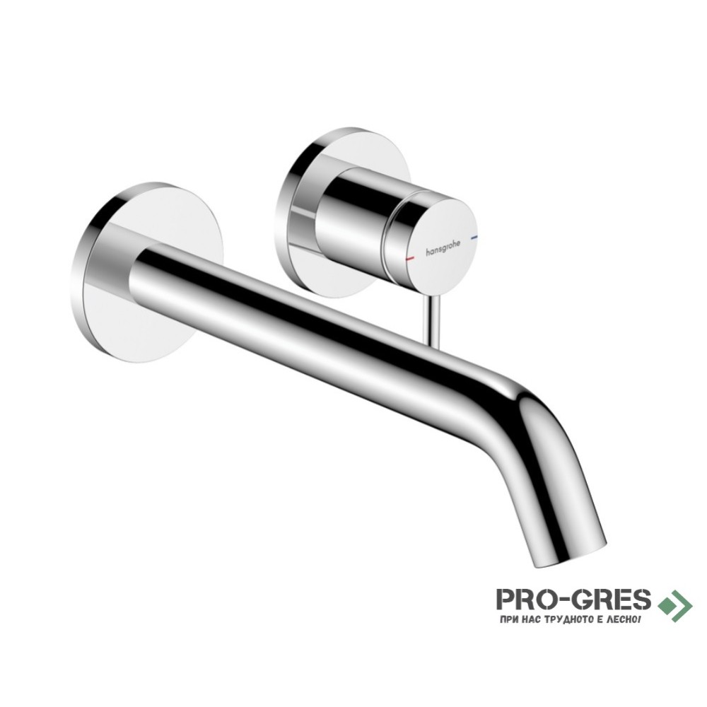 Смесител за мивка вграден.TECTURIS S 110 EcoSmart+, хром, Hansgrohe 73351000