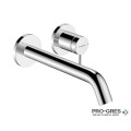 Смесител за мивка вграден.TECTURIS S 110 EcoSmart+, хром, Hansgrohe 73351000