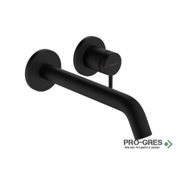 Смесител за умивалник вграден TECTURIS S 110 EcoSmart+, черен мат Hansgrohe 73351670