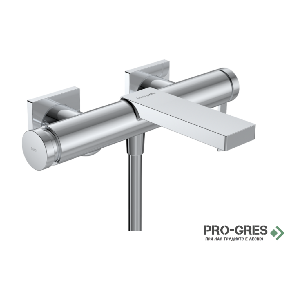 Смесител за вана/душ стенен, TECTURIS E, хром, Hansgrohe 73420000