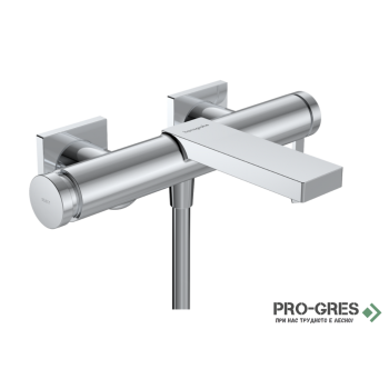 Смесител за вана/душ стенен, TECTURIS E, хром, Hansgrohe 73420000