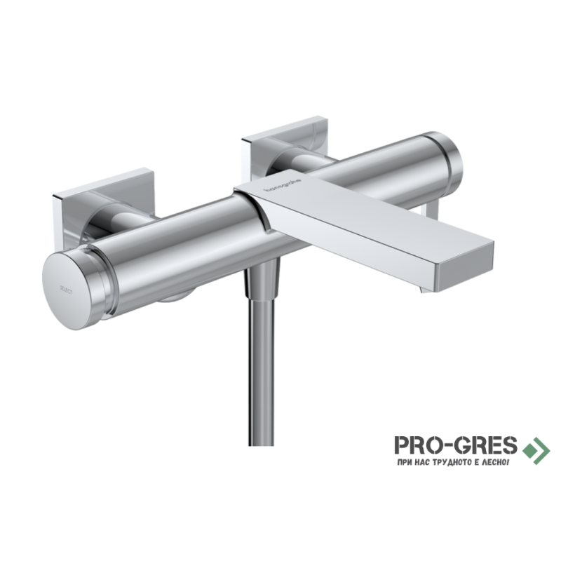 Смесител за вана/душ стенен, TECTURIS E, хром, Hansgrohe 73420000