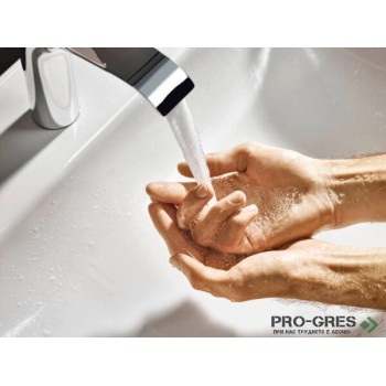 Смесител за мивка стоящ, Vivenis нисък, хром, Hansgrohe 75020000 Смесител за мивка стоящ, Vivenis нисък, хром, Hansgrohe 75020000